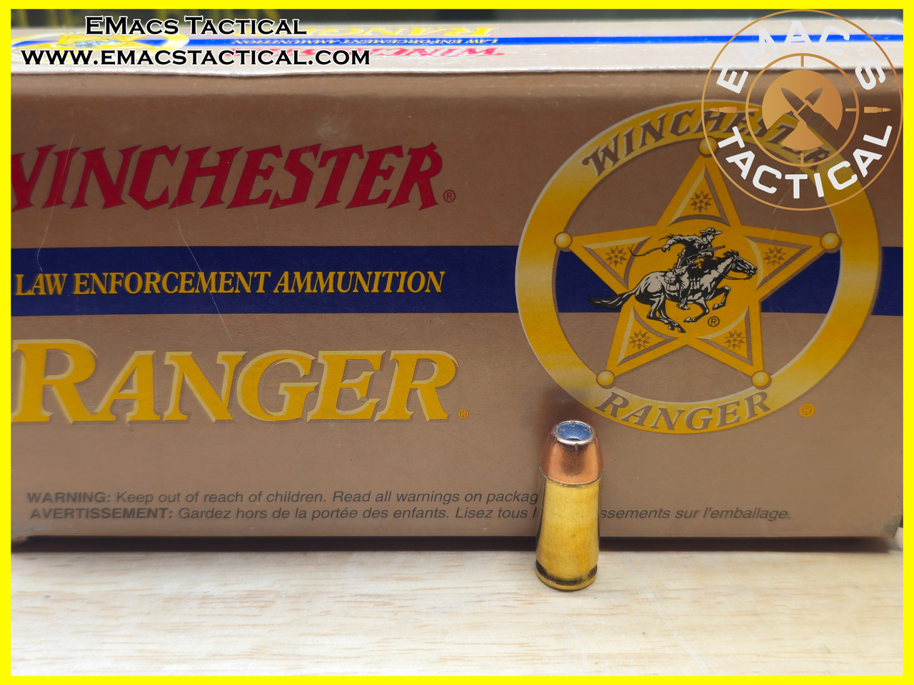 40 S&W 155gr JHP Winchester Ranger Law Enforcement Ammo