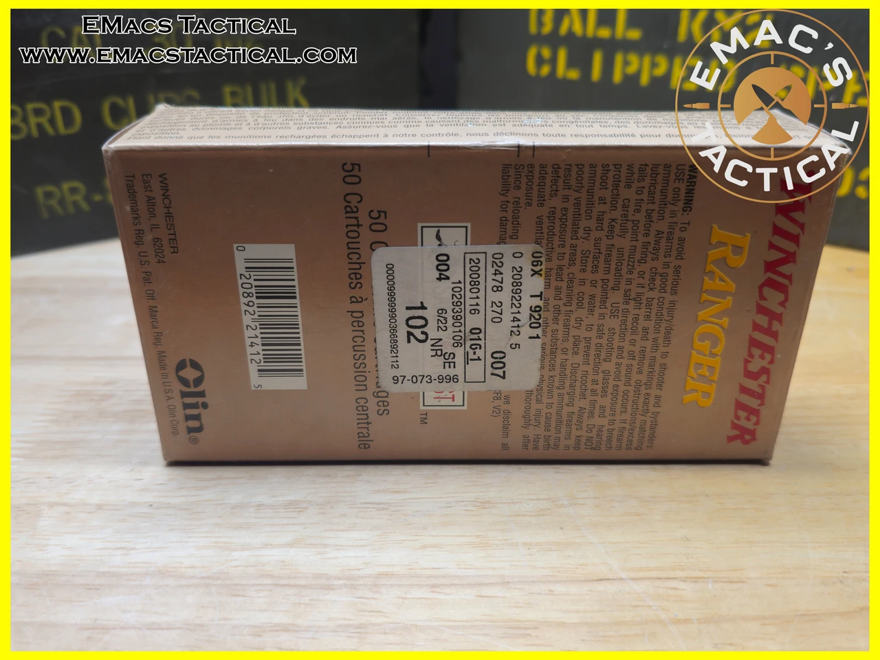 40 S&W 155gr JHP Winchester Ranger Law Enforcement Ammo