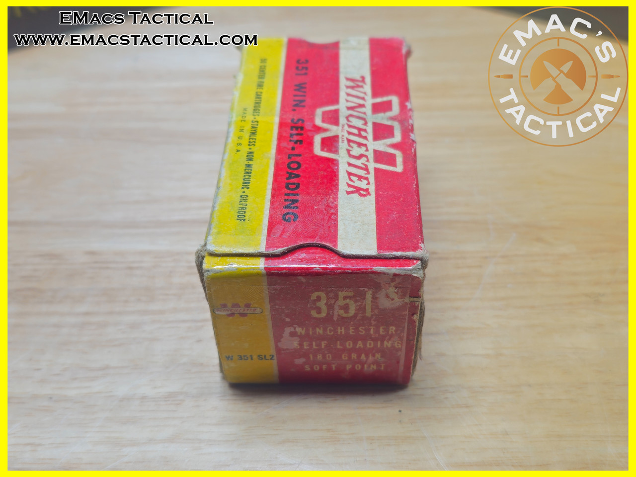 .351 Winchester Self-Loading 180gr Soft Point Ammo – 50 Round Box