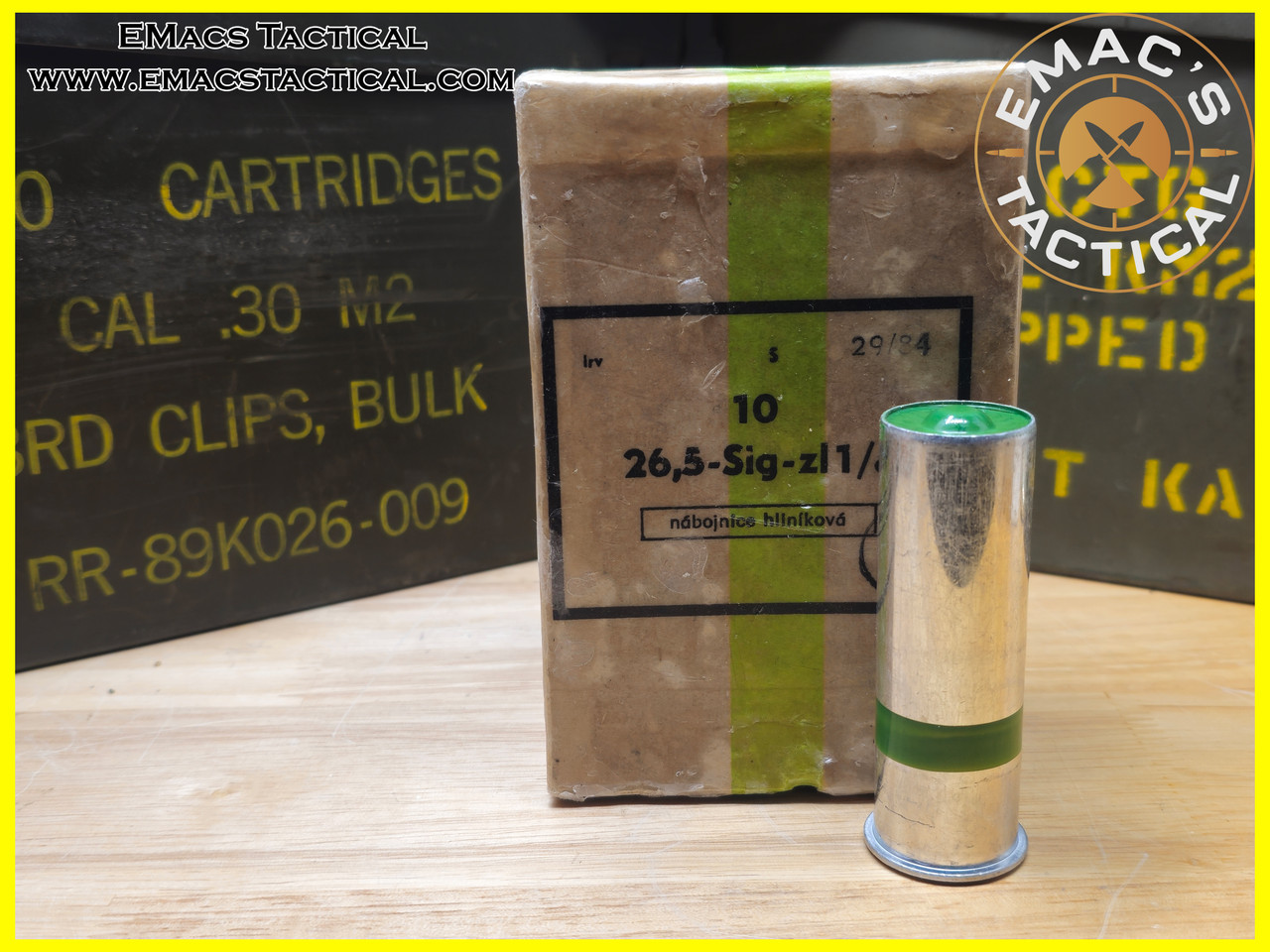 26.5mm Czech Flares - Single Green Star *Rare* - EMac's Tactical