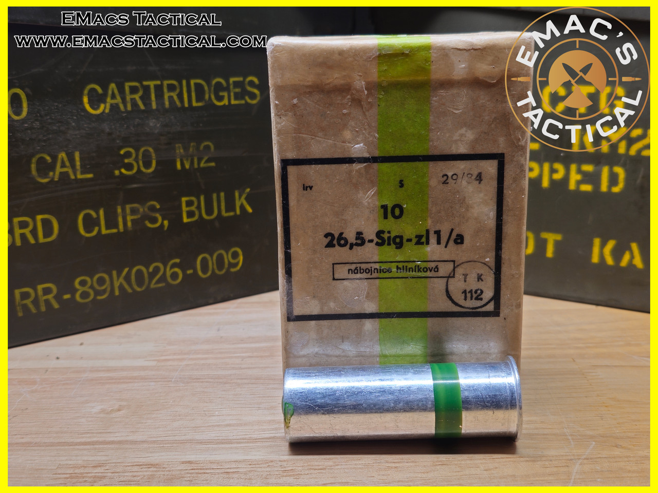 26.5mm Czech Flares - Single Green Star *Rare* - EMac's Tactical