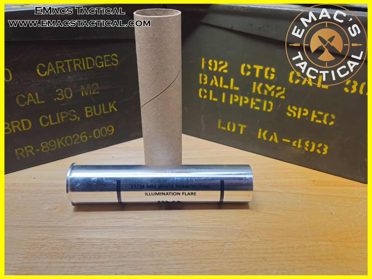 37MM Parachuting Illuminating Flare - 110m Distance