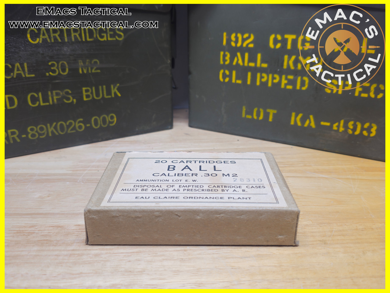 .30-06 M2 Ball WWII Eau Claire Ordnance Plant
