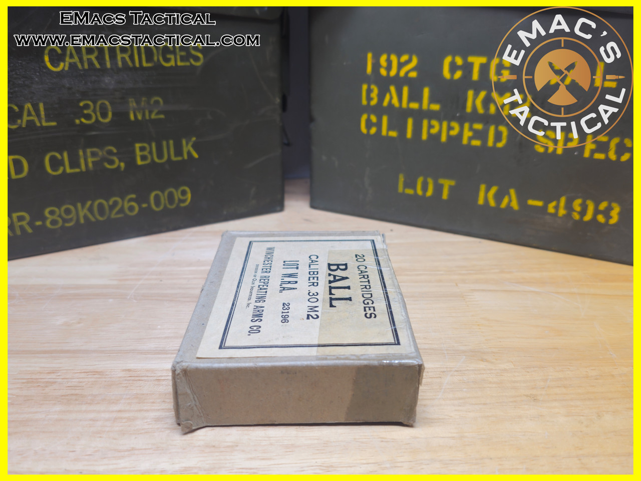 .30-06 M2 Ball WWII Winchester Repeating Arms Box