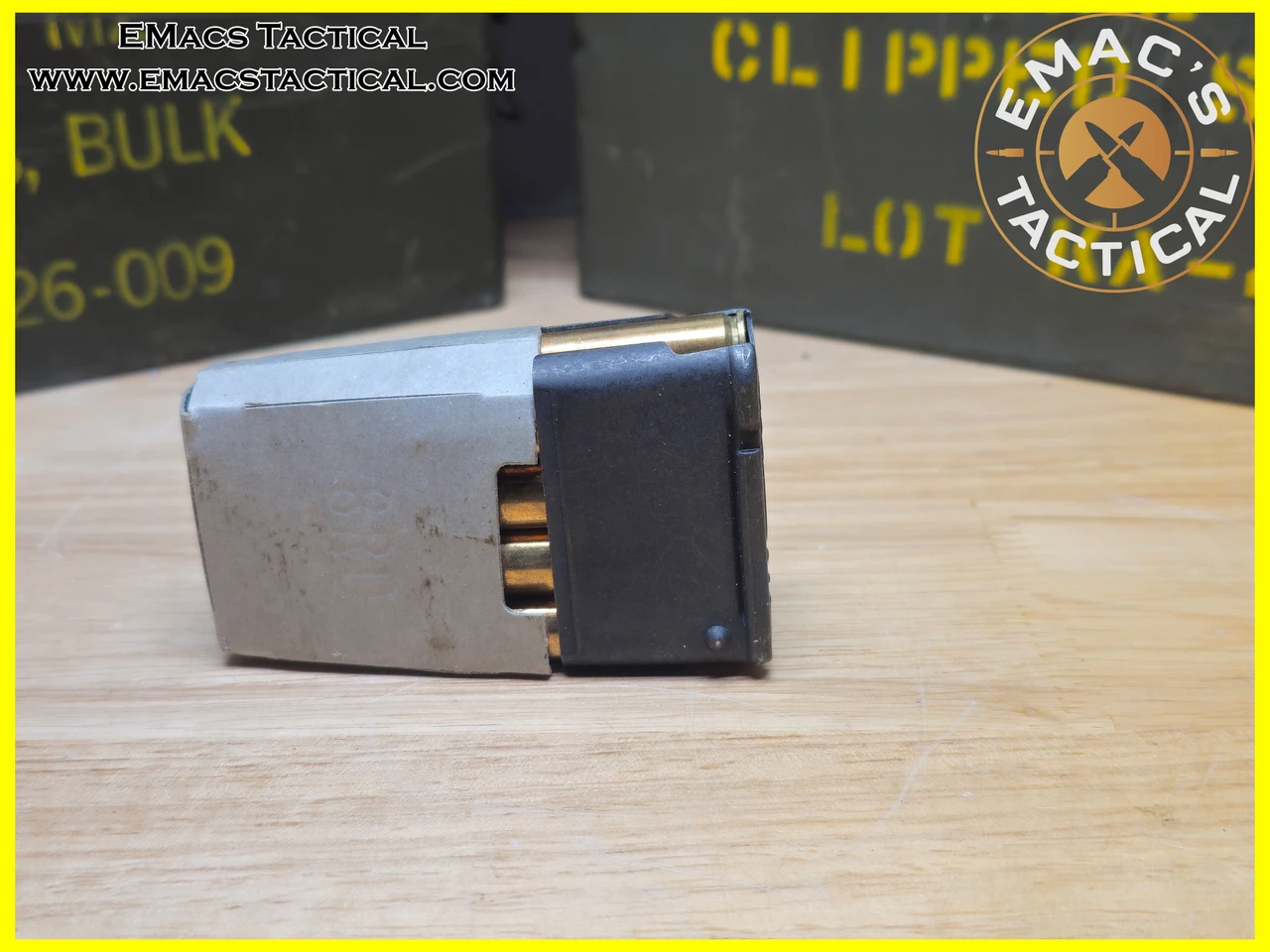 30-06 M72 Match LC 62– 8 Round M1 Garand En Bloc Clip
