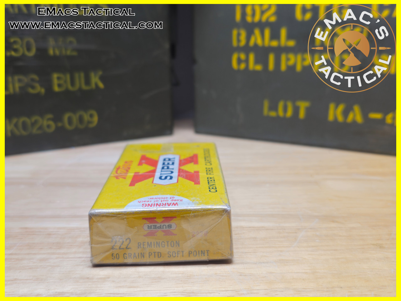 .222 Remington SUPERX 50gr Pointed Soft