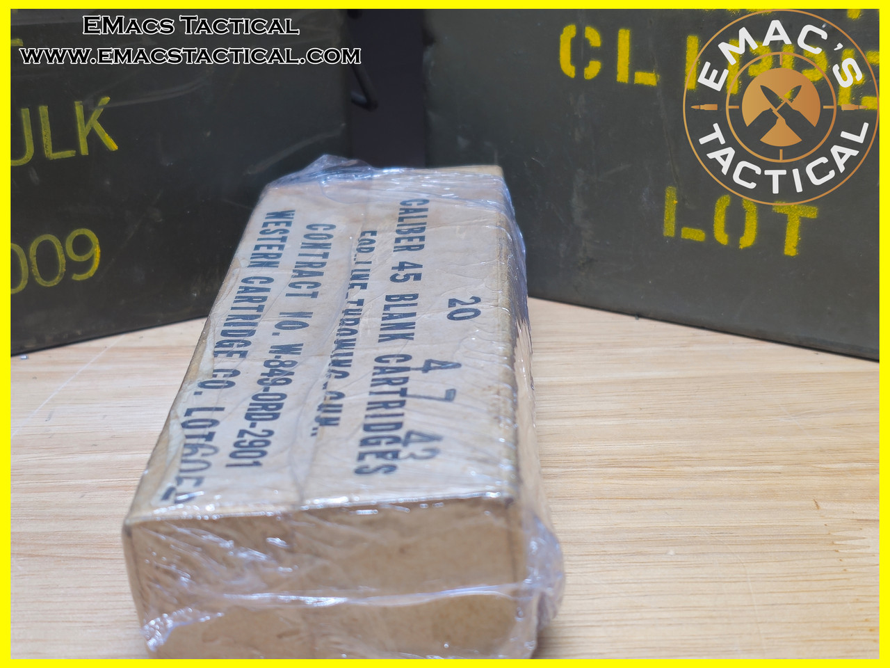 .45 Blank Cartridges for Line Throwing Gun WWII