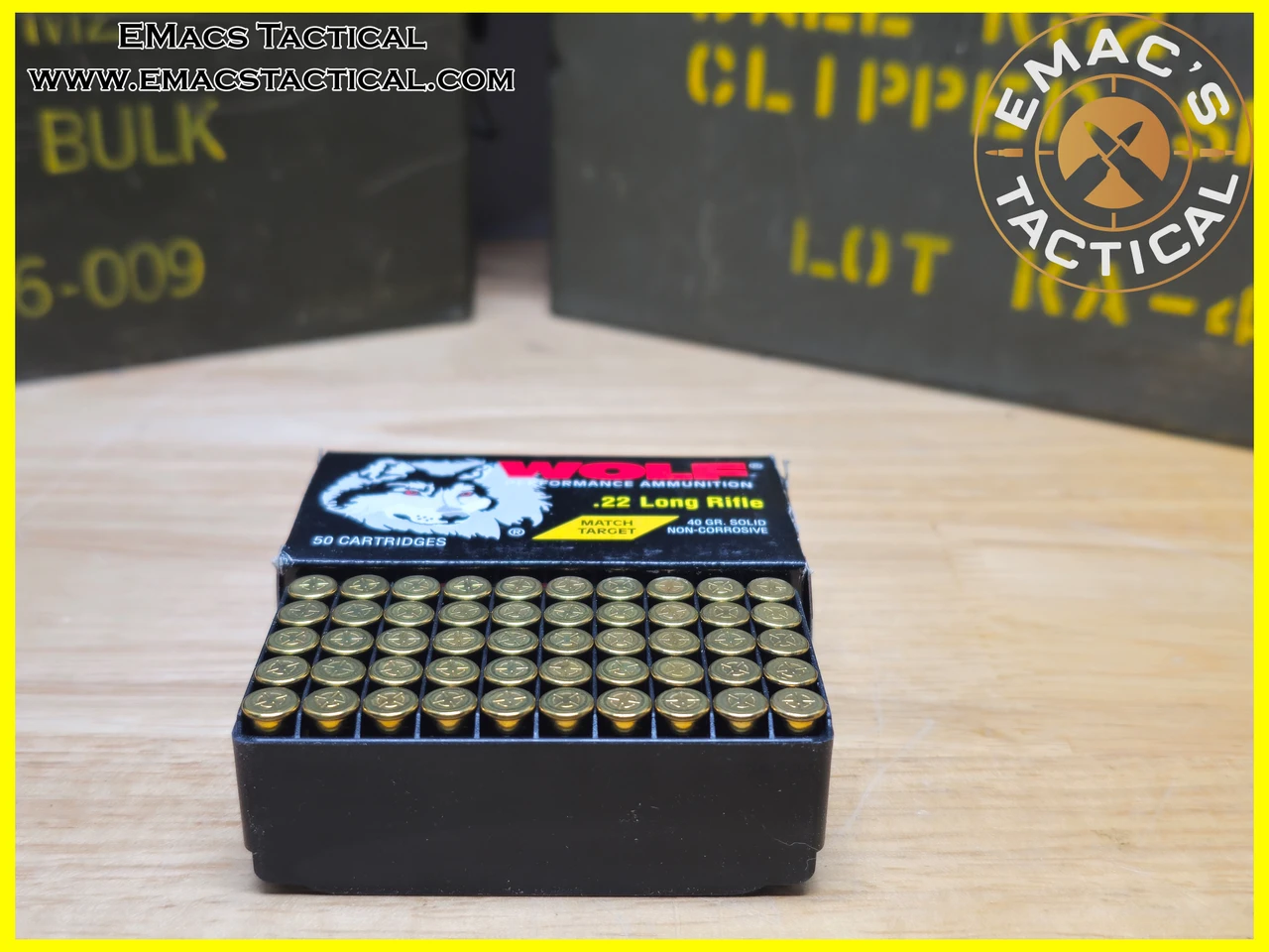 .22LR 40gr German Lapua Wolf Match Target