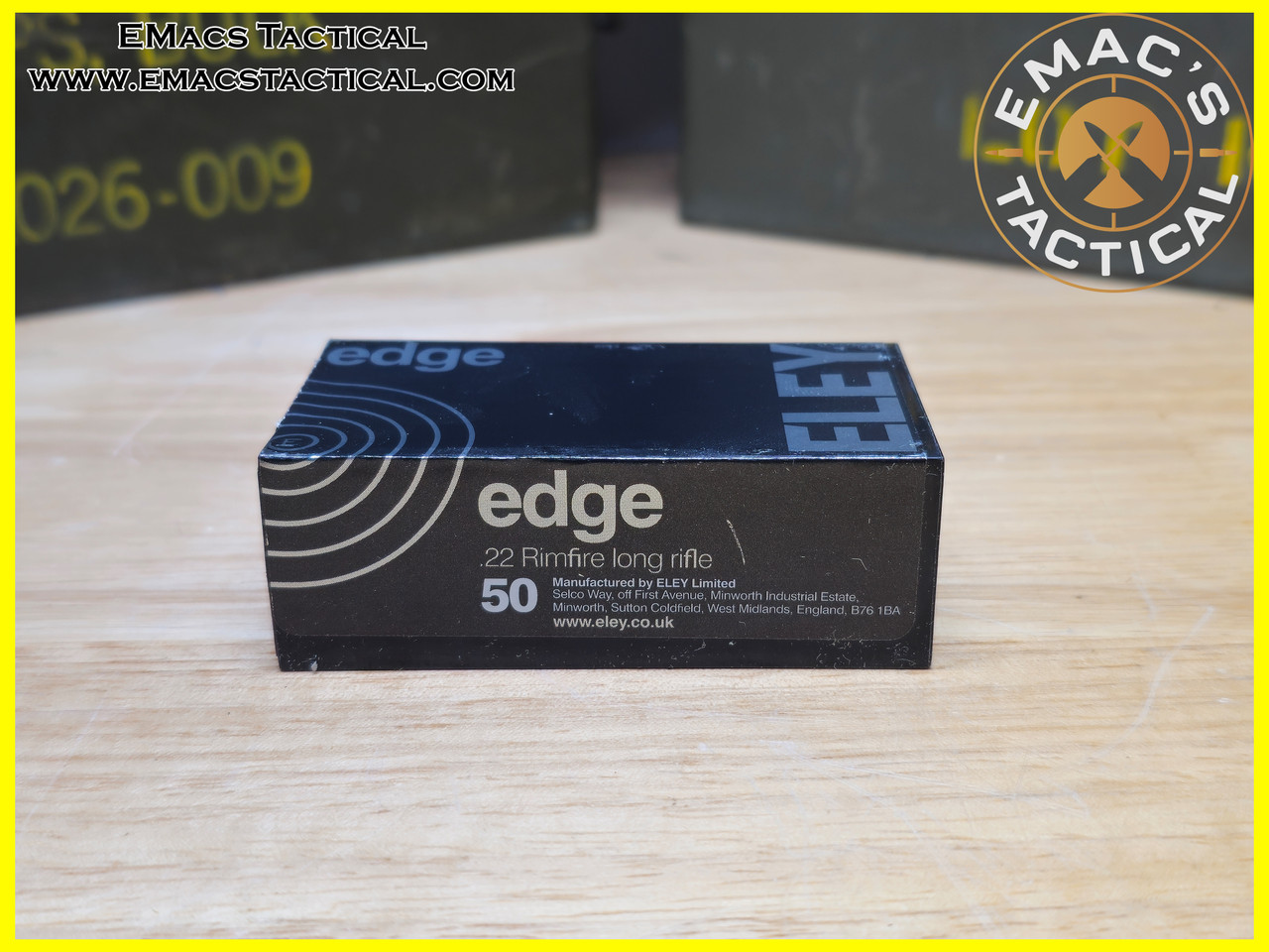 Eley Edge .22LR 40gr Flat Nose – Full 50 Round Box