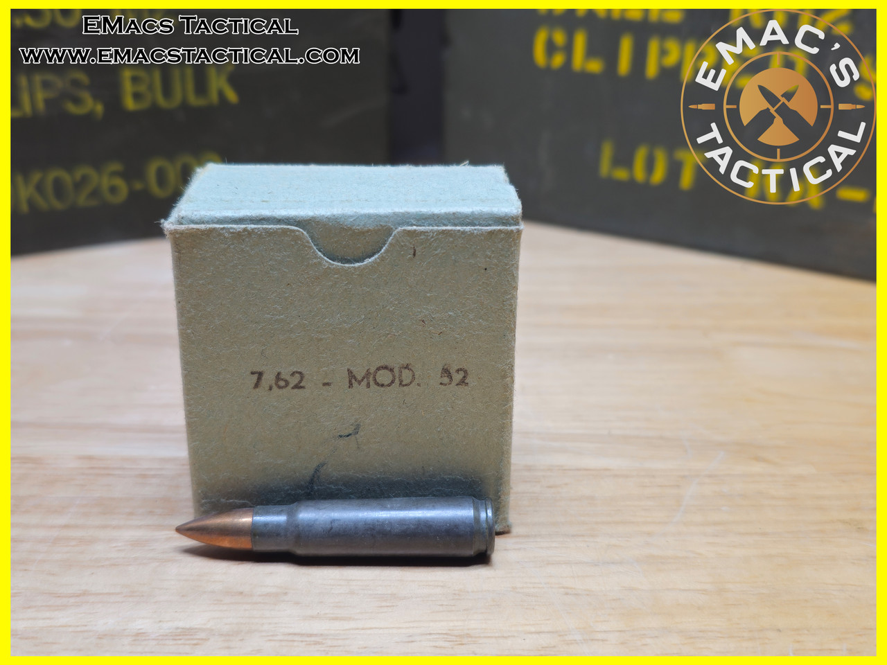 7.62x45mm Mod. 52 Steel Core (vz.52) Ammo Box