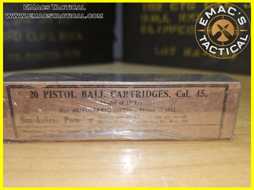 .45 ACP Pistol Ball M1911 WWI United States Cartridge Co.
