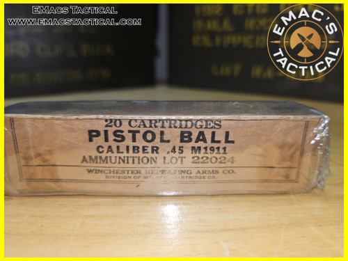 .45 ACP Pistol Ball M1911 Winchester Repeating Arms  Lot 22024