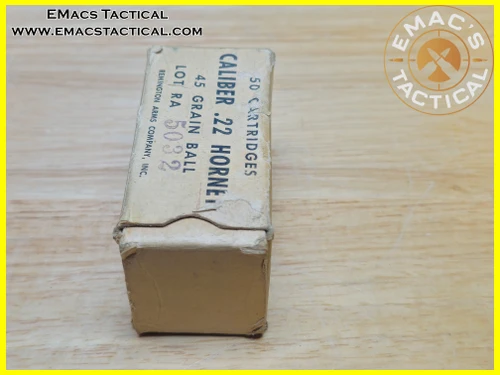 .22 Hornet Remington 50-Round Box