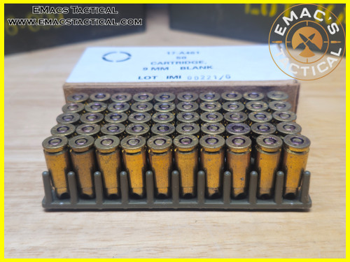9mm Blank Cartridges IMI 17-A461 50 Round Box
