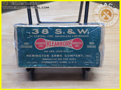 .38 S&W 146 Grain Remington UMC Kleanbore Lead Bullet