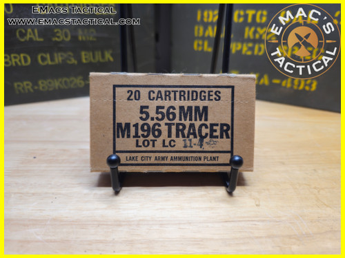 5.56mm M196 Tracer 1971 Lake City Army Ammunition