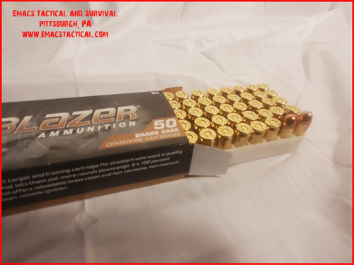 45 ACP FMJ 230gr Blazer Brass Ammunition 150 rounds