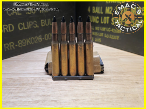 M2AP 1903 Clip Black Tip Armor Piercing 30-06 *Rare*