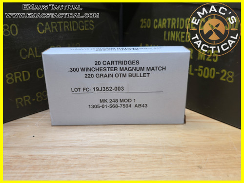 300 WM Match 220gr OTM MK 248 MOD 1 300 WM Match 220gr OTM MK 248 MOD 1