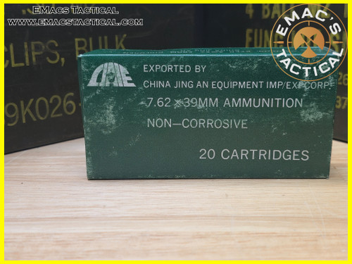 7.62x39 LAP CJAIE Steel Core Green Box 7.62x39 LAP CJAIE Steel Core Green Box