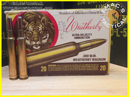 300 Weatherby Magnum 220gr Ultra-Velocity Soft Point