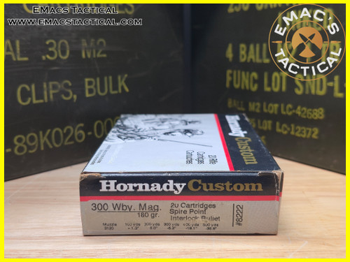 300 Weatherby Magnum 180gr Spire Point Interlock Bullet