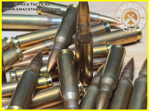 7.62x51 Portuguese Surplus M963 Ball FNM 1980s - Loose 25x Rounds