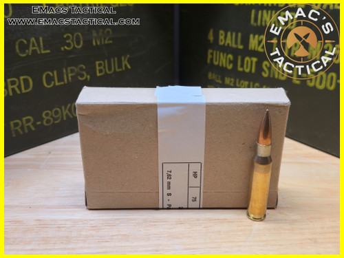 7.62x51mm 177 Grain Solid Copper Bullet Ammo 80 Teeth LLC - EMac's