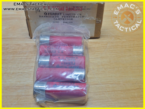 12g Liquid CS AAI Ferret Liquid CS Barricade Penetrating Cartridges