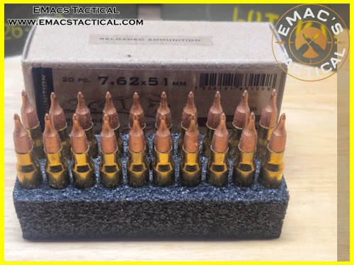 7.62x51mm 177 Grain Solid Copper Bullet Ammo 80 Teeth LLC