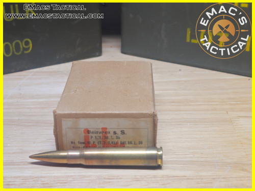 7.92x57mm Mauser s.S. Patronen Heavy Ball - 1938
