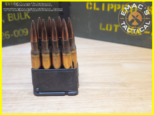30-06 M72 Match LC 62– 8 Round M1 Garand En Bloc Clip