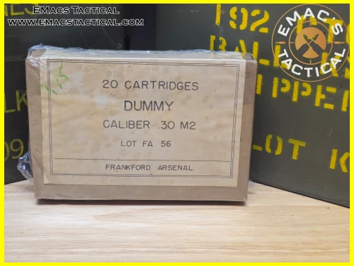 Frankford Arsenal FA 56 Dummy .30-06 M2 Ammo Box – 20 Cartridges