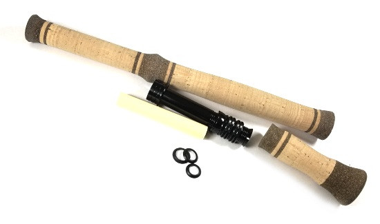 Trout Spey Switch Fly Rod Grip Set w/Accent Rings Custom Fly Rod Crafters
