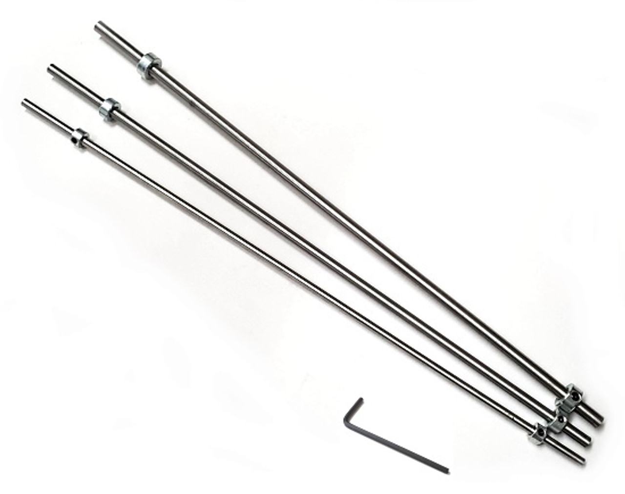 Fishing rod mandrel clearance
