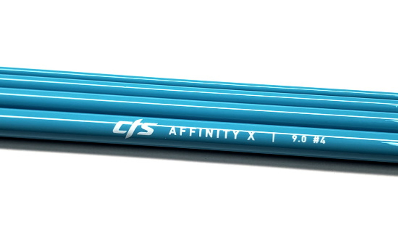 CTS Teal Affinity X 9'0 4wt 4pc Graphite Fly Rod Blanks - Custom Fly Rod  Crafters