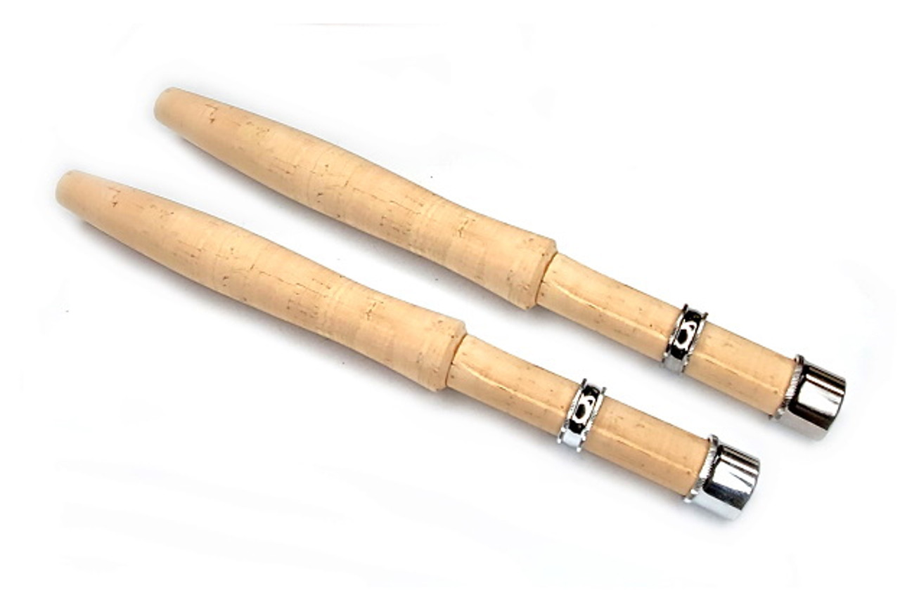 2x Fishing Rod Handle Composite Cork Handle Grip with Reel Seat 