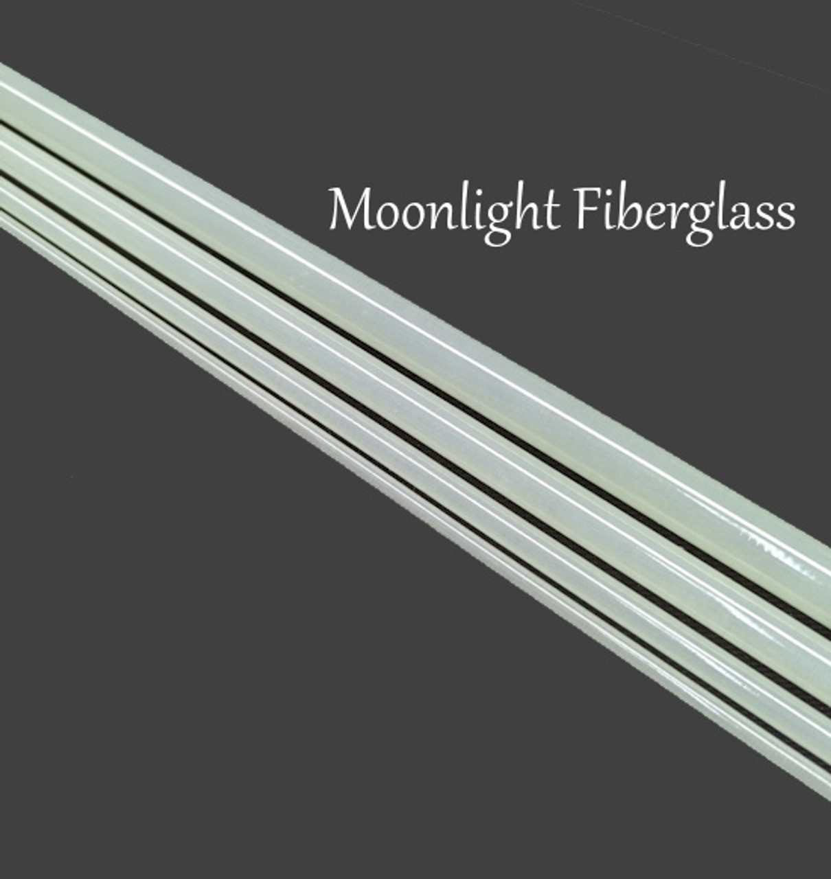 Moonlight White Fiberglass Fly Rod Blanks 4pc - Custom Fly Rod Crafters