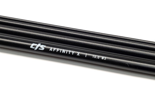 CTS Euro "Satin Black" Affinity X 4pc Graphite Fly Rod Blanks