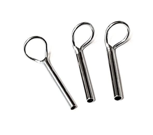 Hard chrome fly top, set of 3, standard loop