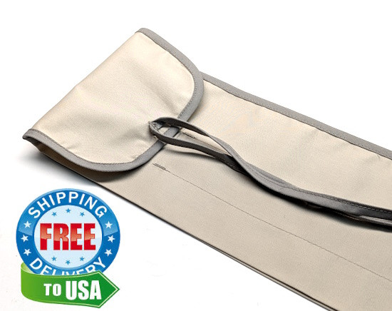 Lightweight poly-cotton cloth rod bag for 3 piece fly rods.
3pc Cloth rod bag