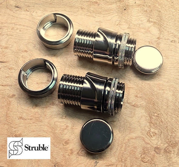 Struble U20 Uplocking Nickel Plated Reel Seat Skeleton