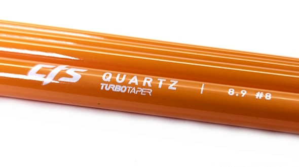 CTS "Tennessee Orange" Quartz Turbo 8'9" 8wt 4pc Fiberglass Fly Rod Blank