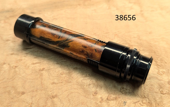 Uplocking Aluminum Reel Seat w/Maple Burl Insert-38656