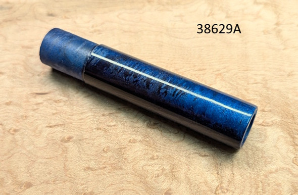 CFRC Box Elder Burl Dyed Blue 'WYSIWYG' Reel Seat Insert-38629A