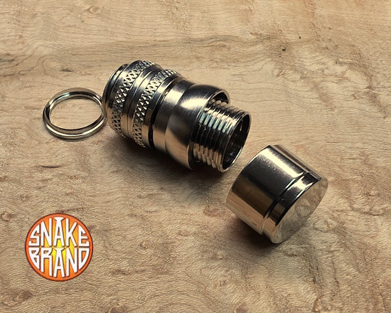 Snake Brand Nickel Downlocking .640OD Reel Seat Skeleton w/2 Locking Nuts