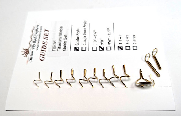 TiGold Snake Guide Set w/2 Tip Tops TiGold Snake Guide Set w/2 Tip Tops