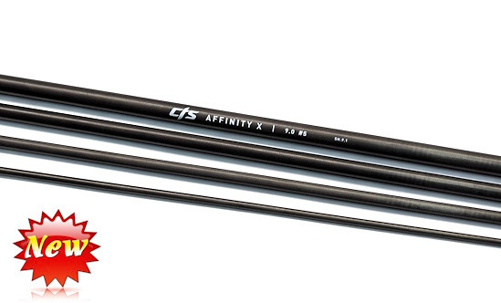 CTS "Charcoal" Affinity X 4pc Graphite Fly Rod Blank