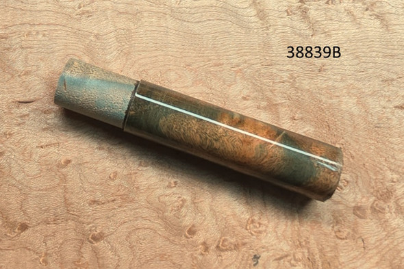 CFRC Maple Burl Dyed Green 'WYSIWYG' Reel Seat Insert-38839B 