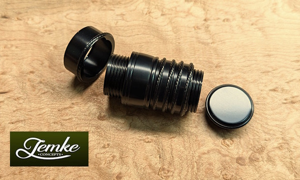 Lemke LCR-5 Black Anodized Uplocking Reel Seat